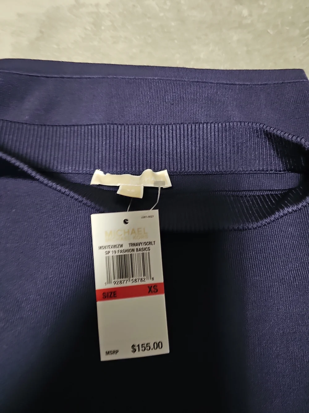 Michael Kors XS Logo Tape Stretch Viscose Skirt - XS - New Old Stock